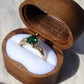 Handmade wooden ring box